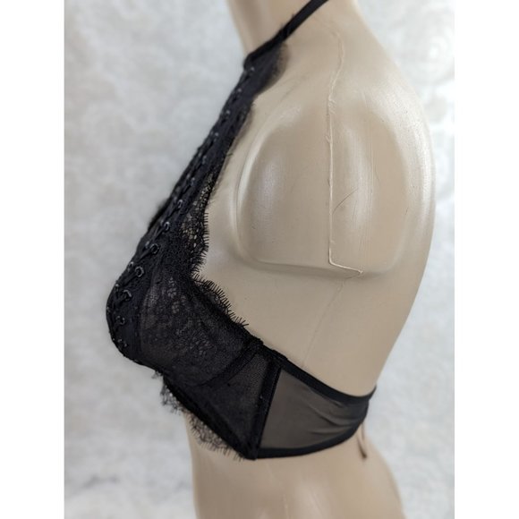 VICTORIAS SECRET SET Dream Angels Unlined High Neck Bralette - Picture 4 of 10